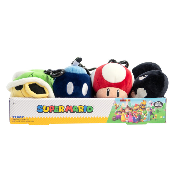 Super Mario Clip On Plush Countertop Display