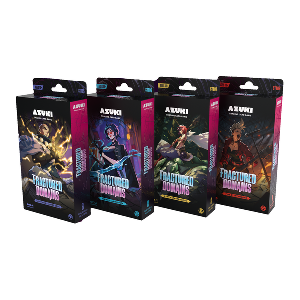 Azuki Set 2 Fractured Domains Assorted Starter Deck Display 8 Pack