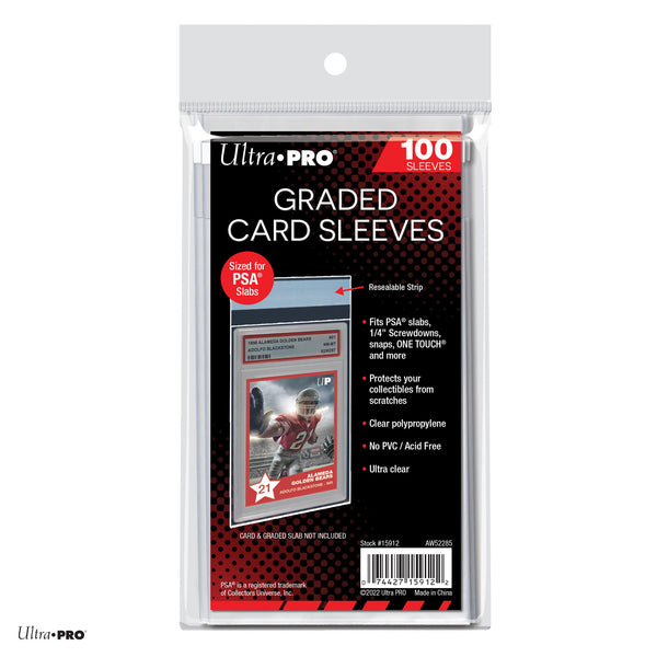 PSA Graded Card Sleeves 100 Pack