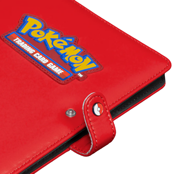 Premium Red 4-Pocket Snap Binder