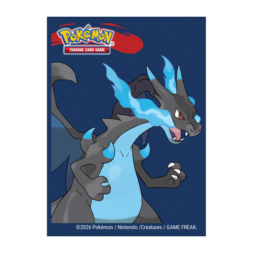 Deck Protector Sleeves Mega Charizard X - 65 Pack