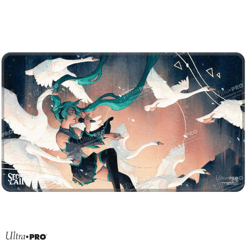 Stitched Edge Gaming Playmat Hatsune Miku (Winter) Swan Song