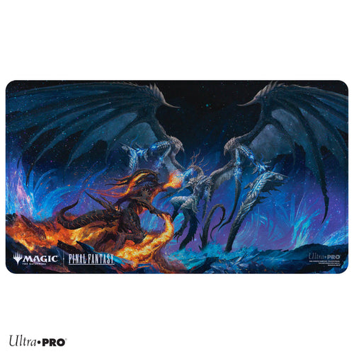 Standard Gaming Playmat Final Fantasy Bahamut and Ifrit Holofoil