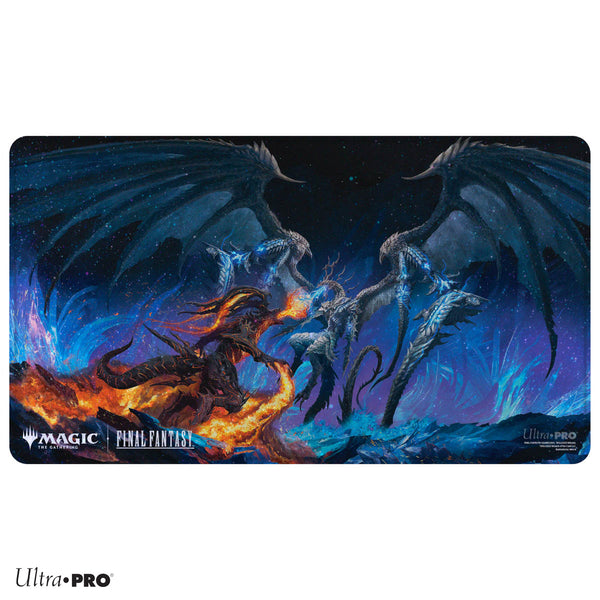 Standard Gaming Playmat Final Fantasy Bahamut and Ifrit Holofoil
