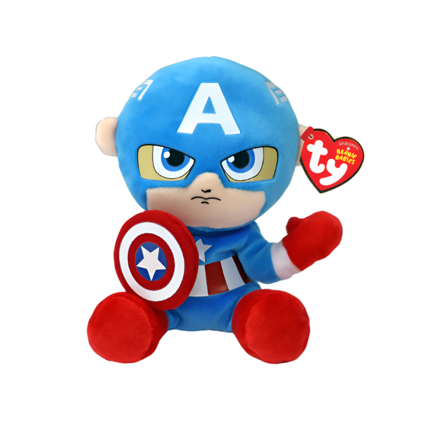 Captain America 8" Plush 6 Pack