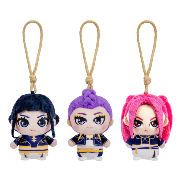 KPop Demon Hunters 4" Plush Clips Assortment 6 Pack
