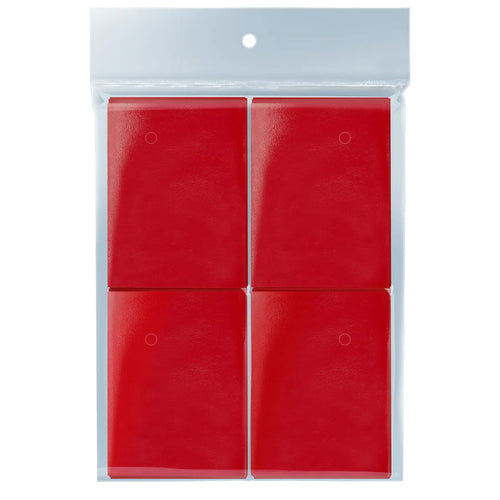 Standard Deck Protector Sleeves PRO Gloss - Red 500 Pack