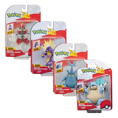 Pokémon Battle Feature Figure - 4 Pack