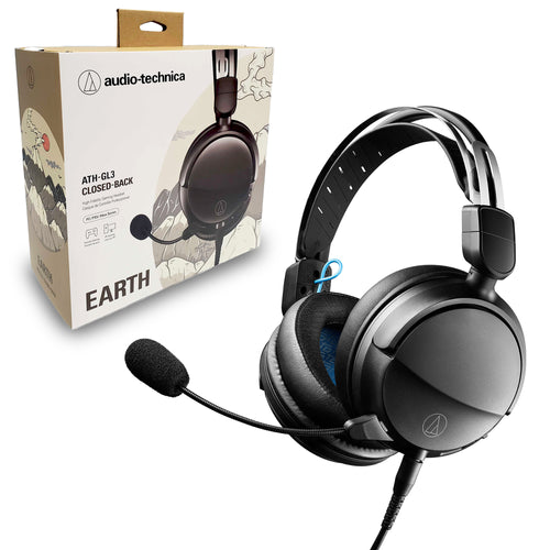 ATHGL3 High Fidelity Closed Back Gaming Headset - Black