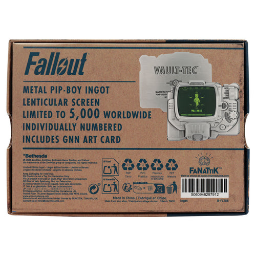 Fallout Pip-Boy Lenticular Ingot