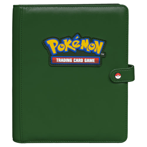 Premium Green 4-Pocket Snap Binder