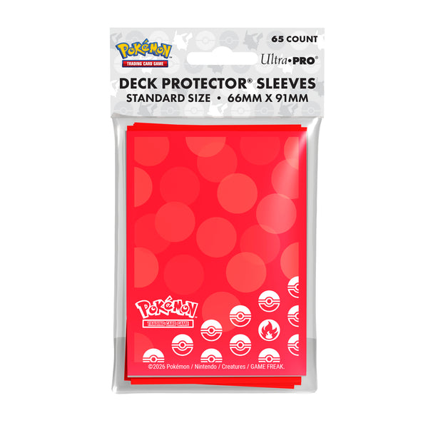 Deck Protector Sleeves Pokemon Fire 65 Pack