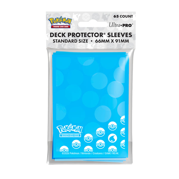 Deck Protector Sleeves Pokemon Water 65 Pack