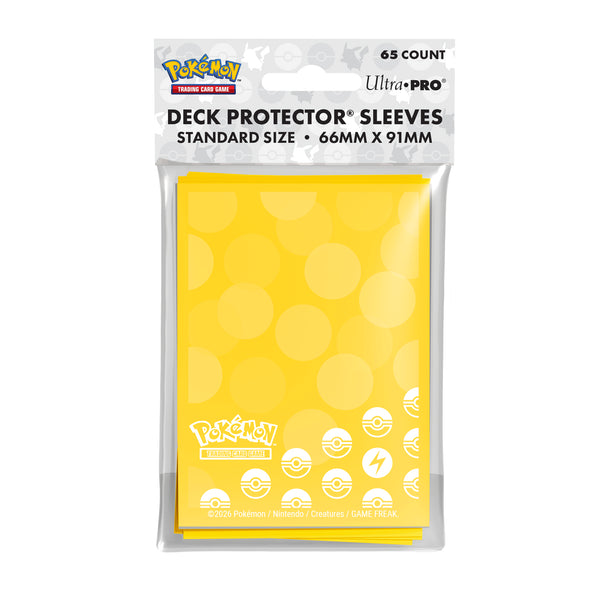 Deck Protector Sleeves Pokemon Lightning 65 Pack