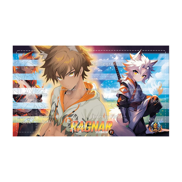 Ragnar Silvermoon Gridded Playmat