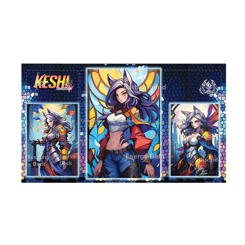 Keshi Savageclaw Limited Edition Gridded Playmat