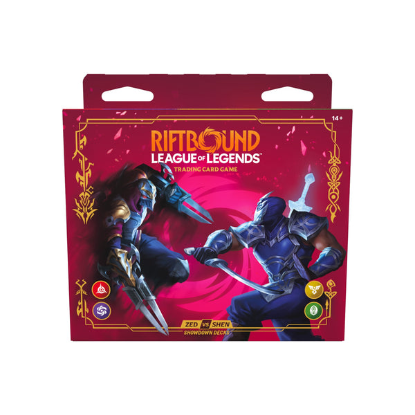 Riftbound Set 4 Vendetta Zed vs Shen Double Starter Deck Bundle