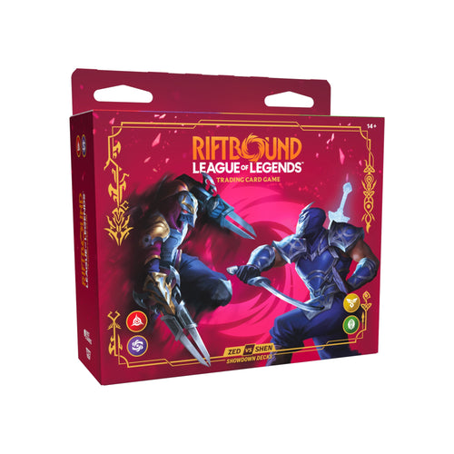 Riftbound Set 4 Vendetta Zed vs Shen Double Starter Deck Bundle