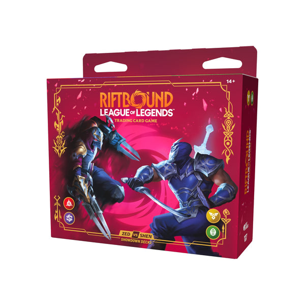 Riftbound Set 4 Vendetta Zed vs Shen Double Starter Deck Bundle