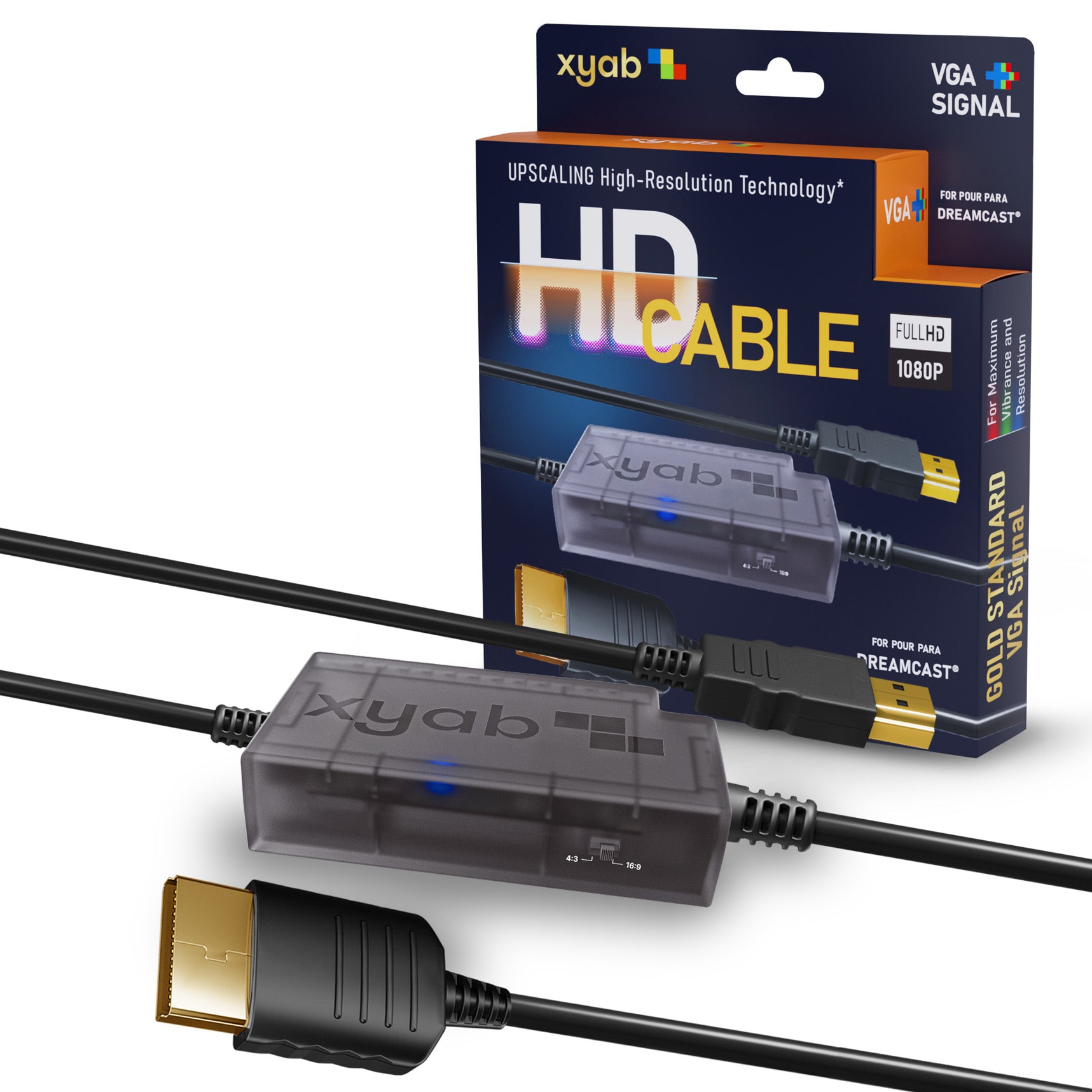 RGB+ HD Link Cable for Sega Dreamcast® – XYAB