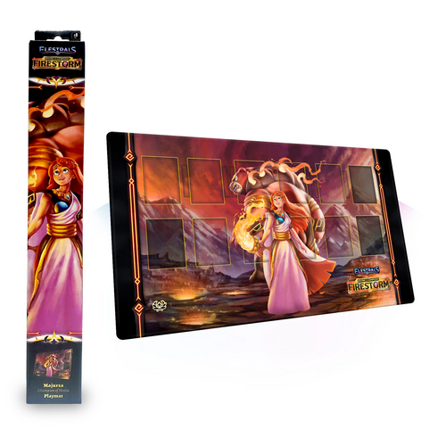 Elestrals Firestorm Hestia Playmat