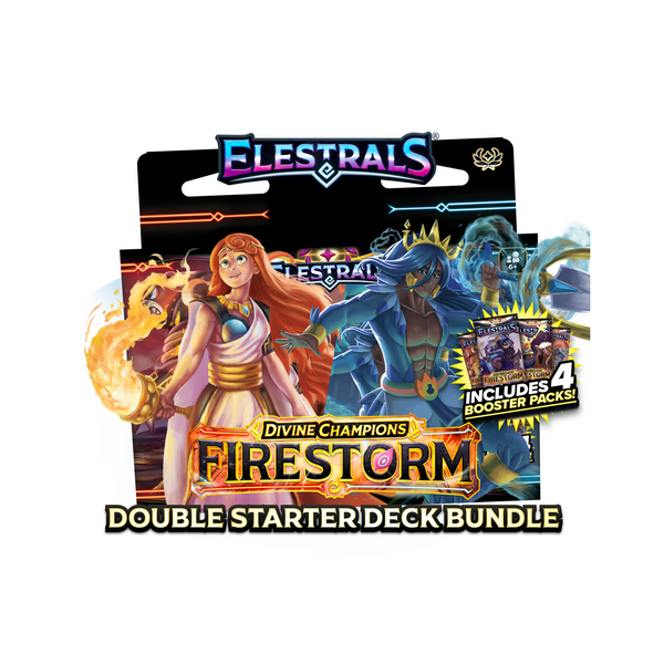 Elestrals Firestorm Hestia vs. Poseidon Double Starter Deck Bundle