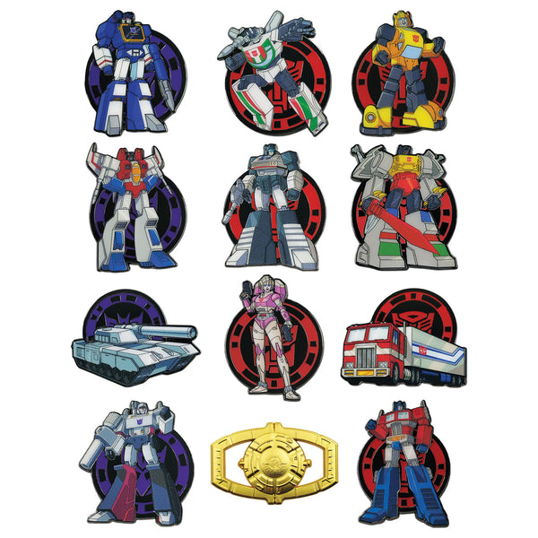 Transformers Mystery Pin Badge Blind Boxes 12 Pack