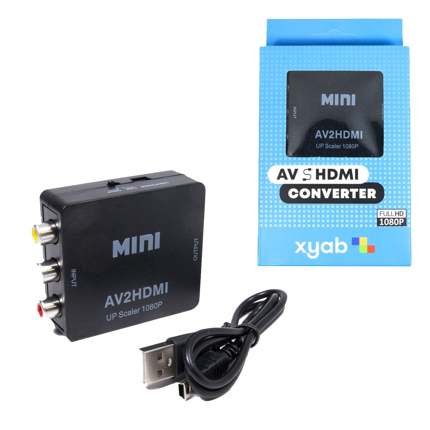 Universal RCA AV to HDMI Adapter – XYAB