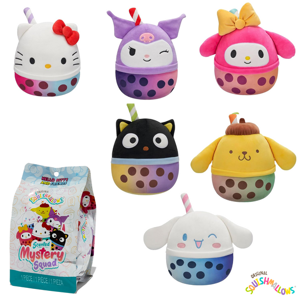 Hello Kitty Boba Blind Bag 5" Plush 6 Pack