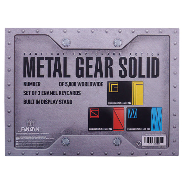 Metal Gear Solid PAL Keycard Set