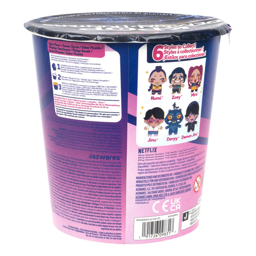 KPop Demon Hunters 4" Blind Mini Ramyeon Cups Assortment - 6 Pack