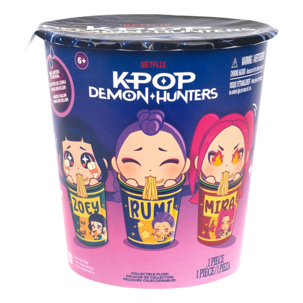 KPop Demon Hunters 4" Blind Mini Ramyeon Cups Assortment - 6 Pack