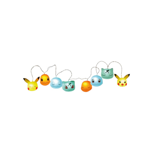 Pikachu & Gen 1 Pokémon Starters String Lights