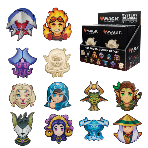Magic: The Gathering Mystery Pin Badge Blind Boxes 12 Pack