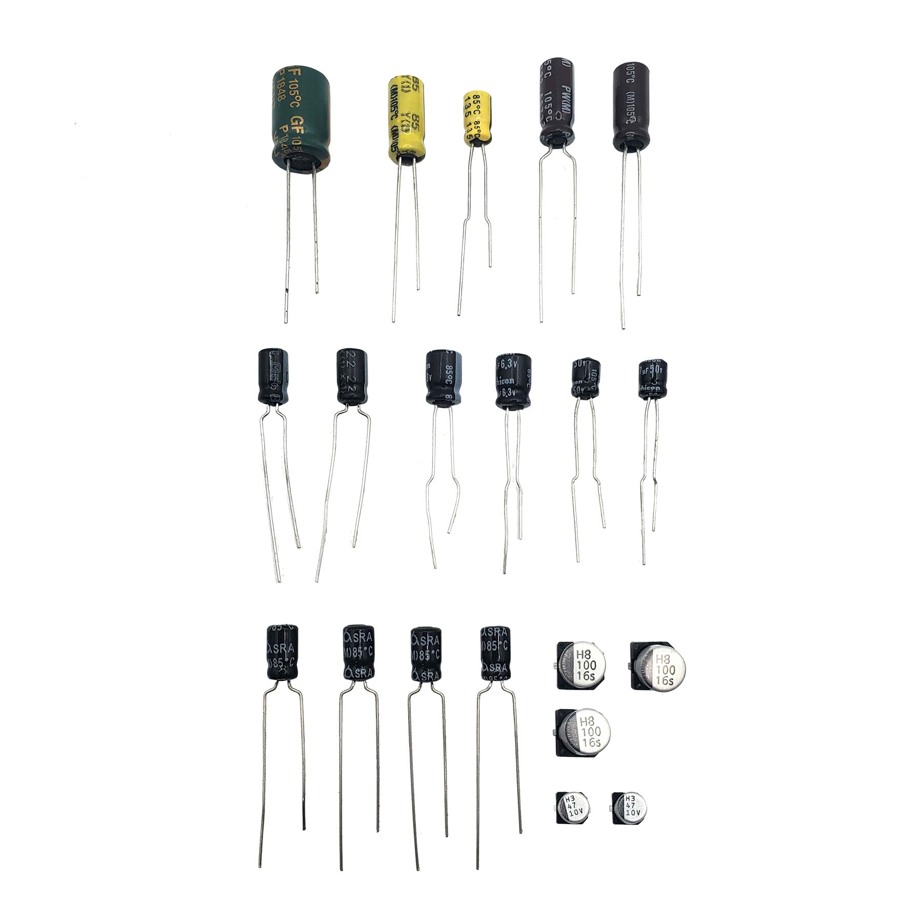 Replacement Capacitor Set for Sega Game Gear® VA0 / VA1 – XYAB