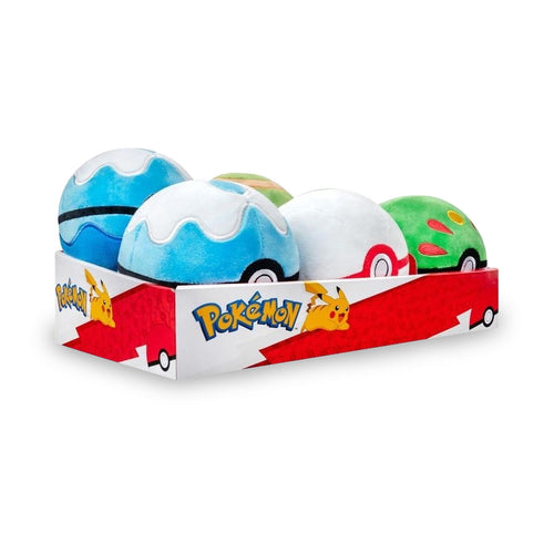 Pokémon 5" Poké Ball Plush Countertop Display 6 Pack