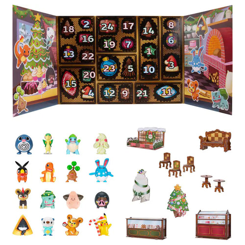 Pokémon Battle Figure 24 Pack Advent Calendar 2025 4 Pack