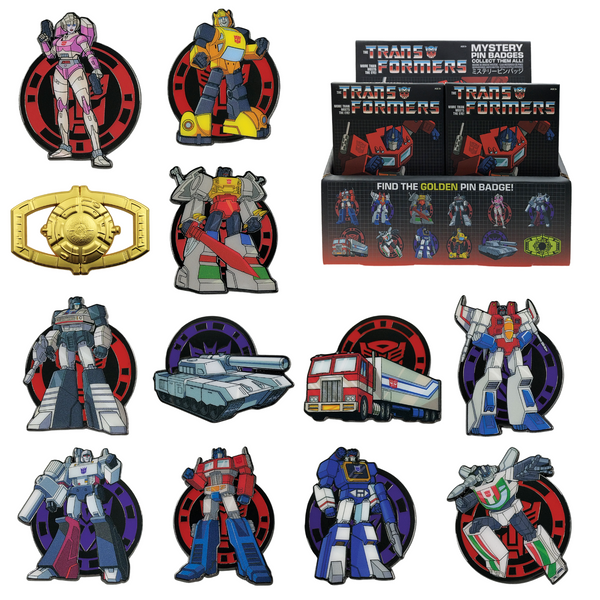 Transformers Mystery Pin Badge Blind Boxes 12 Pack