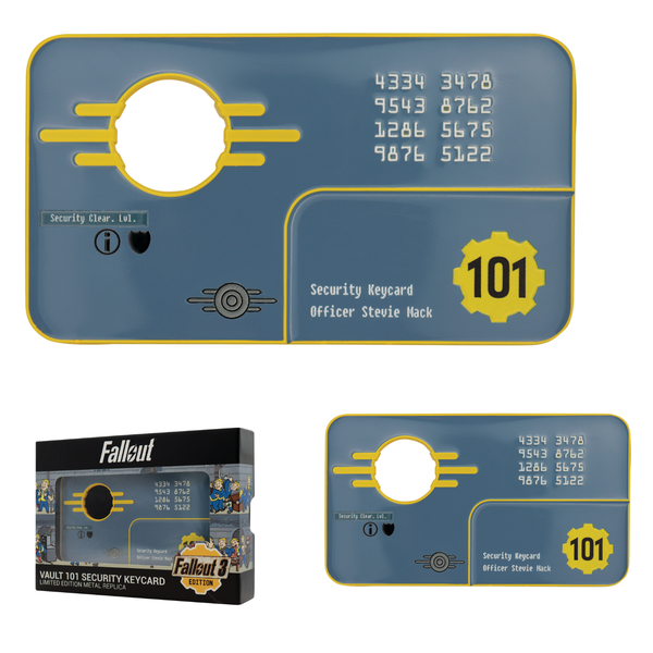 Fallout 3 Vault 101 Security Keycard Replica