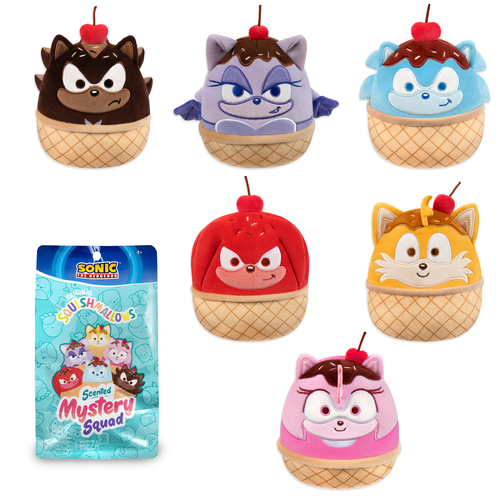 Sonic Blind Bag 5" Plush 6 Pack