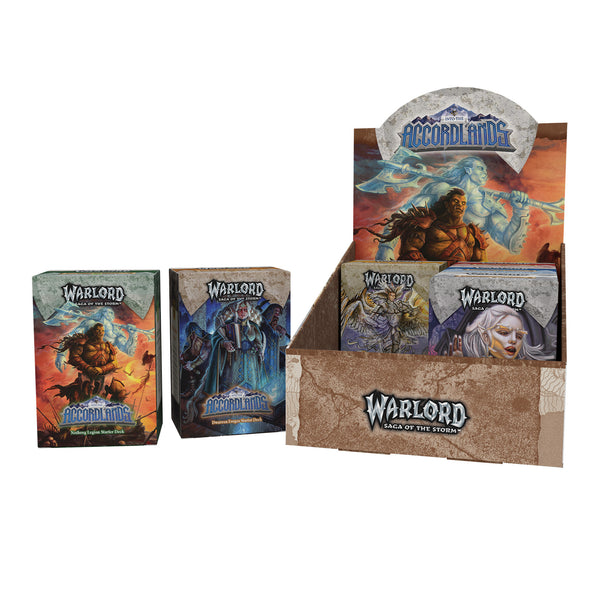 Warlord: Saga of the Storm Into the Accordlands Starter Deck Display
