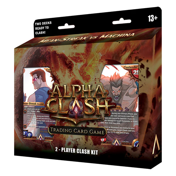 Alpha Clash Clashgrounds (Set 2): 2 Player Clash Kit (Machina vs Mean Streak)