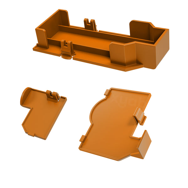 3 Piece Port Covers - Orange