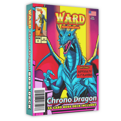 Ward Boss Battles: Chrono Dragon Deck Display Box 4 Pack