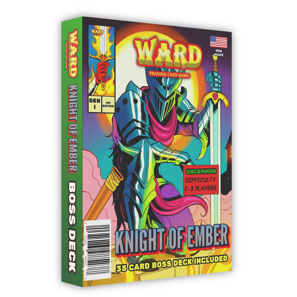 Ward Boss Battles: Knight of Ember Deck Display Box 4 Pack