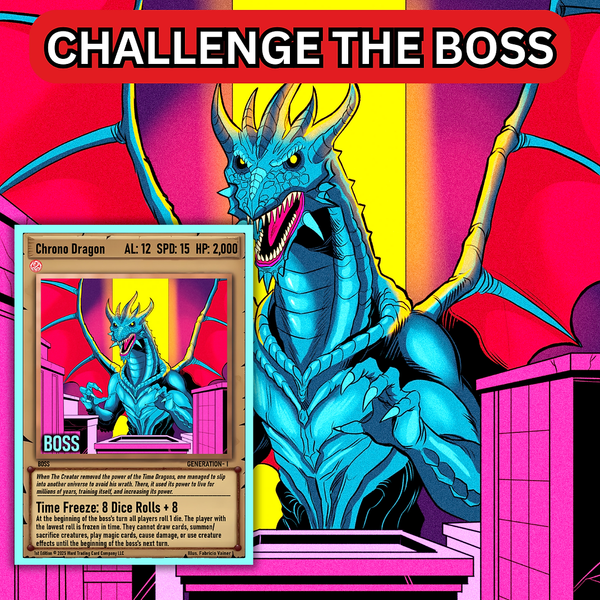 Ward Boss Battles: Chrono Dragon Deck Display Box 4 Pack