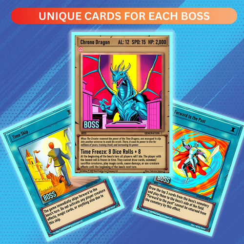 Ward Boss Battles: Chrono Dragon Deck Display Box 4 Pack