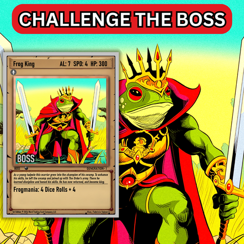 Ward Boss Battles: Frog King Deck Display Box 4 Pack