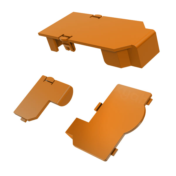 3 Piece Port Covers - Orange