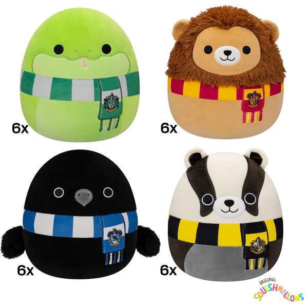 Harry Potter House Animals 8" Plush Assortment 24 Pack